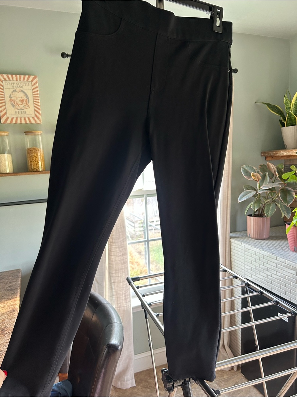 SPANX Black Stretch Ponte Pants